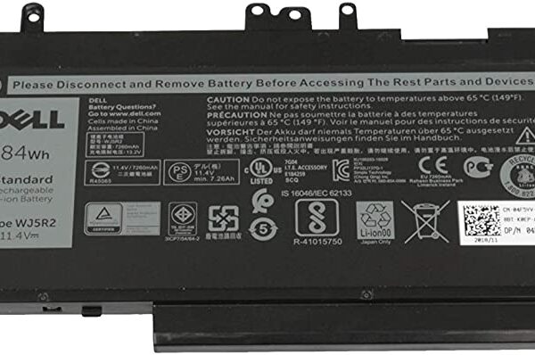 WJ5 R2 Battery for Dell Precision 3510 Latitude E5570 | 11.4 V 84 Wh | Replaces 4 F5 YV