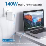Type C 140W Laptop Charger Adapter for Mac/Book Pro 16, 15, 14, 13 Inch, Mac/Book Air 13 Inch, iPad Pro 2024/2023/2022/2011/2020,M1 M2 M3 - Image 4