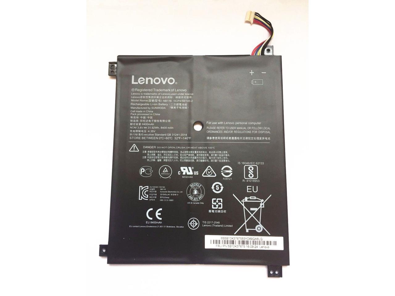 C_d0f043bf-b079-4286-9d8c-cec8393ace29_2048x2048.jpg Original NB116 Battery for Lenovo IdeaPad 100S-80 R2 100S-11IBY 5B10K37675 - Image 1