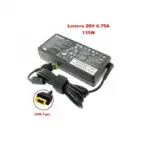 Lenovo 888015030 135W Laptop Adapter/Charger with Power Cord for Select Models of Lenovo (Slim Tip Rectangular pin)-- MPN: Lenovo 135W USB - Image 5