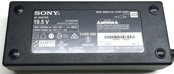 Sony120W_720x980.jpg 19.5V 6.2A 120W AC Adapter for Sony LED TV & Laptop Charger - Image 1