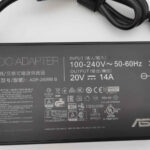 ASUS Original 280W 20V 14A 0A001-00610500, ADP-280BB B Laptop Charger for ASUS G703GI-E5032T-- MPN: ASUS 280W 7.4mm