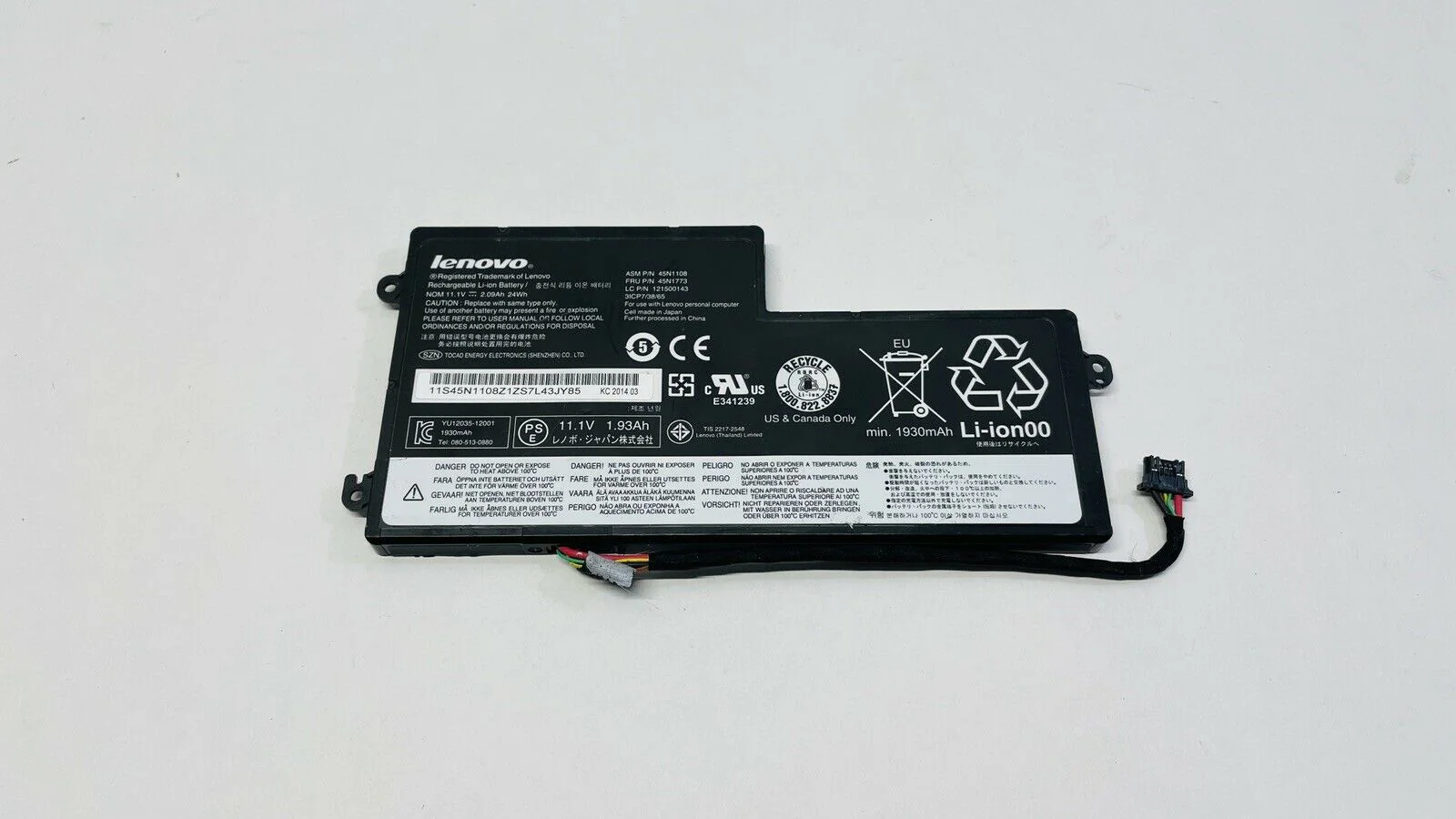 s-l1600_96914dfe-82f8-4a2b-b9de-b90d68c61f3c_2048x2048.webp 45N1108 45N1773 laptop battery for Lenovo K21-80 Thinkpad S440 S540 X270 : 1 year warranty - Image 1