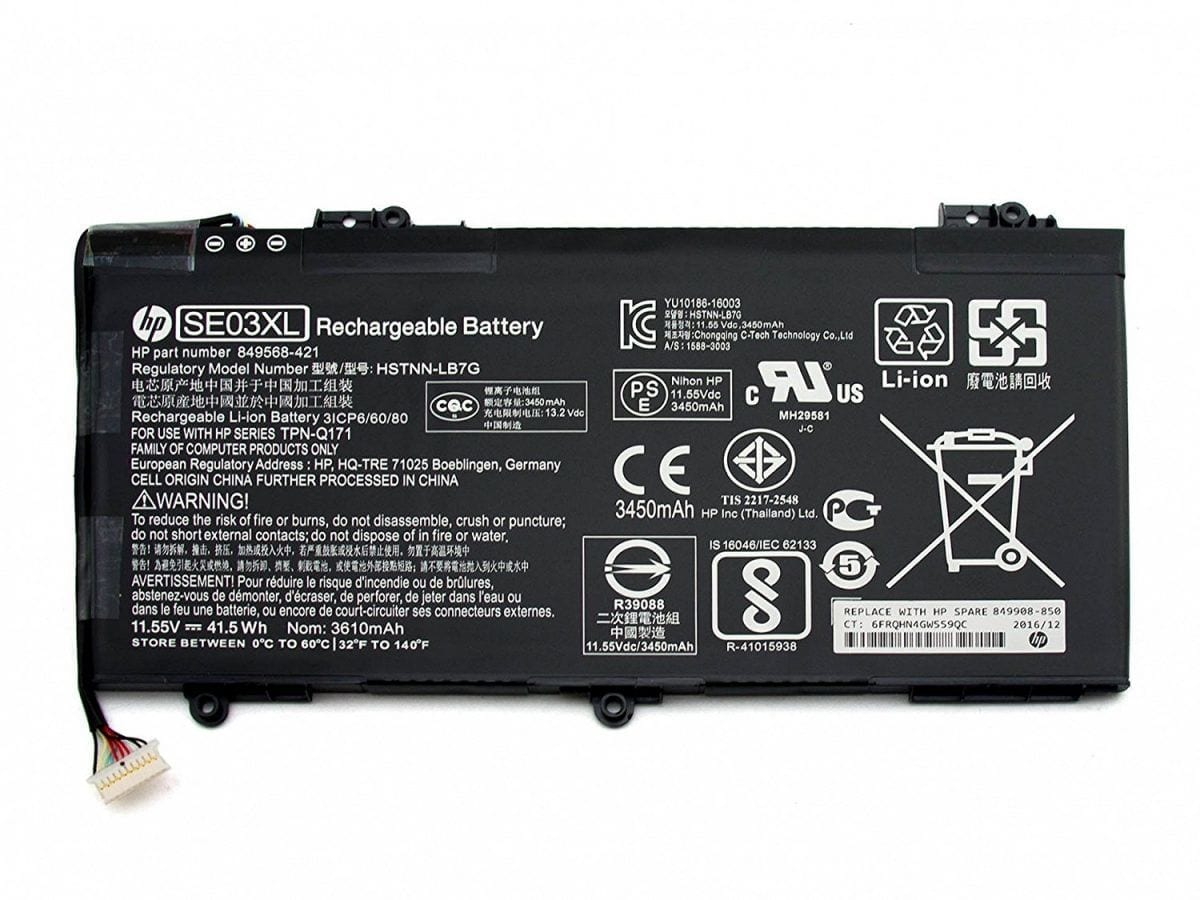 se03xl.jpg SE03XL battery for HP Pavilion 14-AL series laptop- 41.5Wh,3 cells battery - Image 1