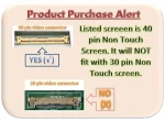Replacement IBM Lenovo G580 2189 Laptop Screen 15.6" LED LCD HD Display - Image 3